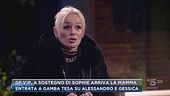 Gf vip,  a sostegno di Sophie arriva la mamma