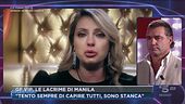 Gf vip, le lacrime di Manila