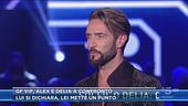 Gf Vip, Alex e Delia a confronto