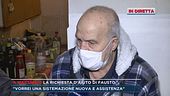 L'intervista a Fausto, anziano e malato in una casa fatiscente