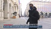 Sit-in no vax deserto a Torino