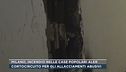 Milano, incendio nelle case popolari Aler