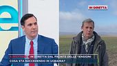 A Mattino 5 in diretta dal fronte delle tensioni