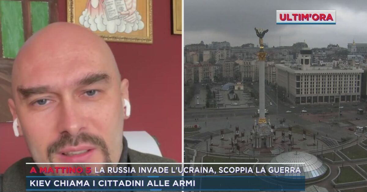 Mattino Cinque: La Russia invade l'Ucraina, scoppia la guerra - Parla ...