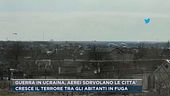 Guerra in Ucraina, aerei sorvolano le città