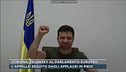 Ucraina, Zelensky al Parlamento europeo