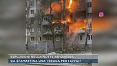 Guerra in Ucraina, esplosioni nella notte ad Odessa