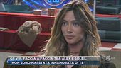 GF Vip, faccia a faccia tra Alex e Soleil