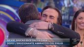 Gf Vip, Giucas esce dalla casa