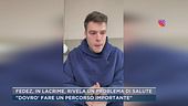 Fedez in lacrime, rivela un problema di salute