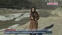 Sul lago di Ceresole, diventato distesa di sabbia