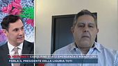 In collegamento con il Presidente della Regione Liguria Giovanni Toti