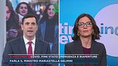 In diretta Mariastella Gelmini: fine stato d'emergenza e riaperture