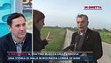 La ferrovia bloccata per un uccello