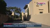 A Castiglioncello, davanti alla villa colpita