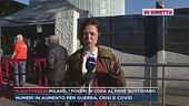 Milano, i poveri in coda al Pane Quotidiano
