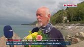 Seba porta un bouquet a Lilly nel loro posto del cuore per il compleanno