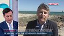Dalla spiaggia di San Foca, a Melendugno