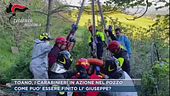 Toano, i carabinieri in azione nel pozzo