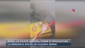 Roma, le piazze centrali piene di spazzatura