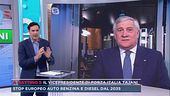 Stop europeo ad auto a benzina e diesel entro 2035, il punto di vista di Antonio Tajani