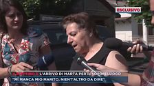 L'arrivo di Marta per il sopralluogo