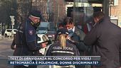 Test di gravidanza al concorso per vigili
