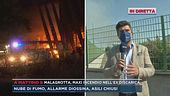 Malagrotta, in fiamme l'impianto per i rifiuti