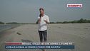 Rovigo, dalle secche sopra il fiume Po