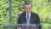Draghi a Kiev, l'incontro con Zelensky