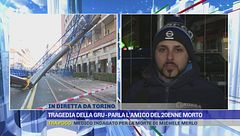 Tragedia della gru -  Parla l'amico del 20enne morto