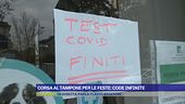 Corsa al tampone per le feste: code infinite