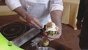 Il gelato con i pinoli