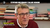 PECORARO: Stipendi milionari e salari minimi