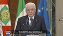 I ringraziamenti di Mattarella