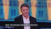 Renzi: "Noi puntiamo a prendere il 5 per cento"