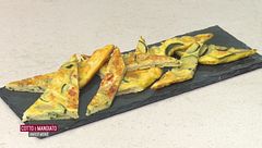 Risotto primavera e Frittata con zucchine e crescenza