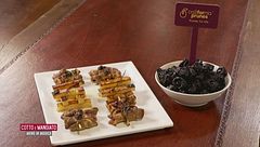 Gnocchi di patata al pesto e Involtini di coppa alle prugne e patate a castello