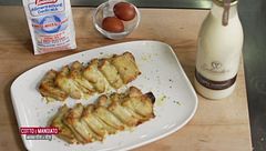 Crespelle con zucchine trifolate e besciamella light