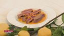 Tonnetto in sesamo con salsa di carote