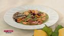Insalatina di mare con vellutata di piselli