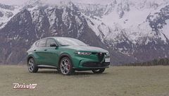 Tra le curve del Passo del Tonale a bordo della Alfa Romeo Tonale