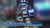 Napoli, cinque vigili accerchiati e feriti