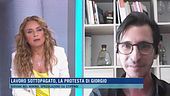 Lavoro sottopagato, la protesta di Giorgio