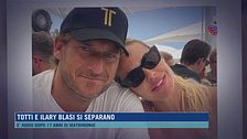 Totti e Ilary Blasi si separano