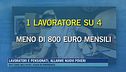 Lavoratori e pensionati, allarme nuovi poveri