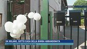 Da Milano, sotto casa della bimba abbandonata