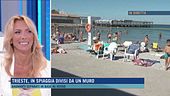 Trieste, in spiaggia divisi da un muro