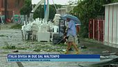 Italia divisa in due dal maltempo