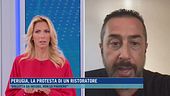 Perugia, la protesta di un ristoratore: "Bollette da incubo, non la pagherò"